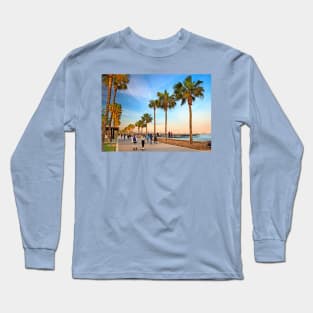 Evening walk in Limassol Long Sleeve T-Shirt